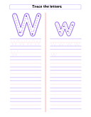 Alphabet Tracing Workbook Aa to Zz thumbnail 23