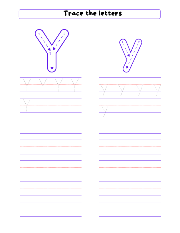 Alphabet Tracing Workbook Aa to Zz