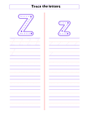 Alphabet Tracing Workbook Aa to Zz thumbnail 26