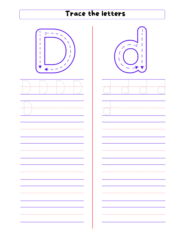 Alphabet Tracing Workbook Aa to Zz