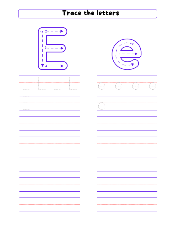 Alphabet Tracing Workbook Aa to Zz