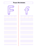 Alphabet Tracing Workbook Aa to Zz thumbnail 6