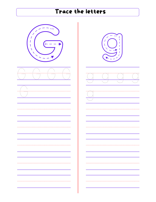 Alphabet Tracing Workbook Aa to Zz