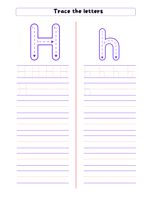 Alphabet Tracing Workbook Aa to Zz
