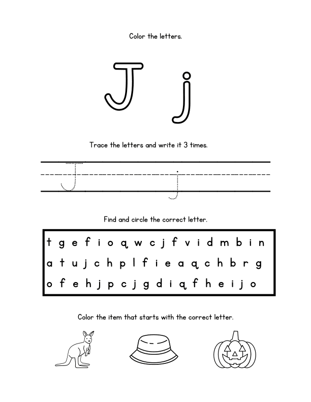 Coloring Workbook: Alphabet A to Z