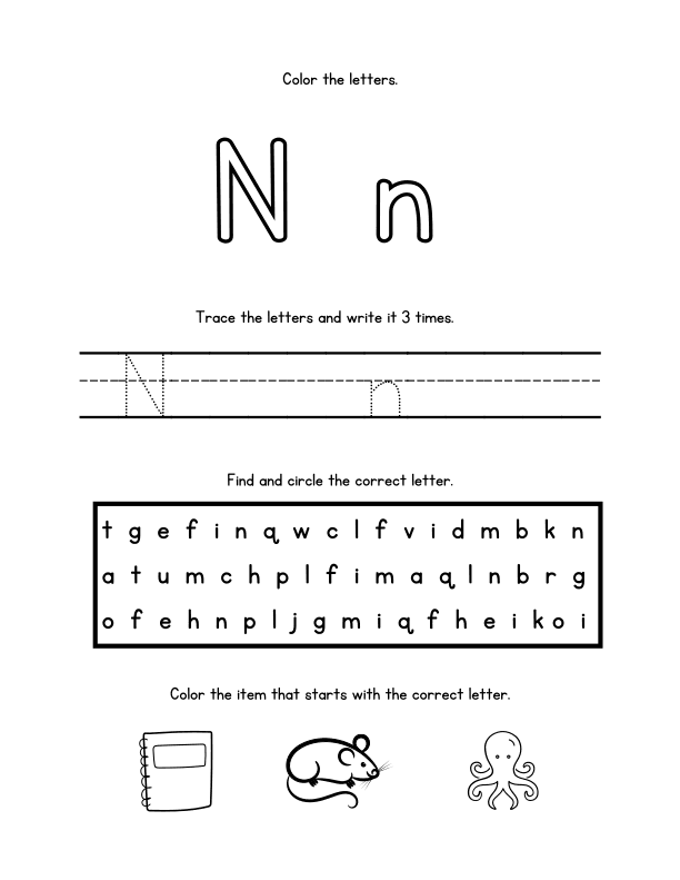 Coloring Workbook: Alphabet A to Z