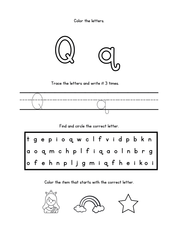 Coloring Workbook: Alphabet A to Z