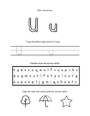 Coloring Workbook: Alphabet A to Z thumbnail 23