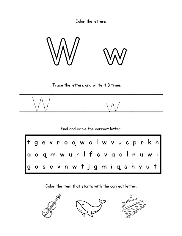 Coloring Workbook: Alphabet A to Z