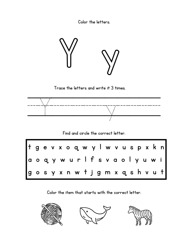 Coloring Workbook: Alphabet A to Z