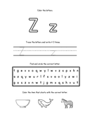 Coloring Workbook: Alphabet A to Z thumbnail 28