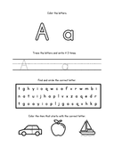 Coloring Workbook: Alphabet A to Z thumbnail 3