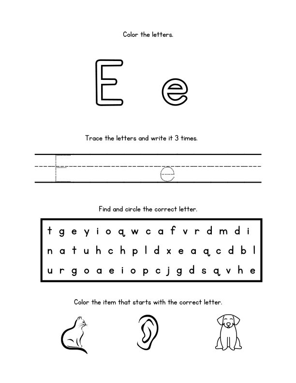 Coloring Workbook: Alphabet A to Z