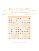 Count to 100 Hundred Chart Workbook thumbnail 14