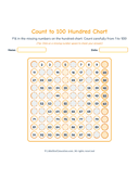 Count to 100 Hundred Chart Workbook thumbnail 3