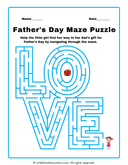 Father's Day Maze Puzzle Workbook thumbnail 2