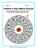 Father's Day Maze Puzzle Workbook thumbnail 3
