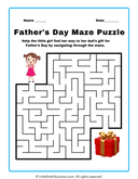 Father's Day Maze Puzzle Workbook thumbnail 4
