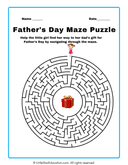 Father's Day Maze Puzzle Workbook thumbnail 5