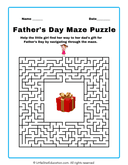 Father's Day Maze Puzzle Workbook thumbnail 6