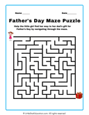 Father's Day Maze Puzzle Workbook thumbnail 7