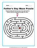 Father's Day Maze Puzzle Workbook thumbnail 8
