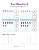 Grade K1 Counting 1 10 Workbook thumbnail 10