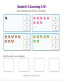 Grade K1 Counting 1 10 Workbook thumbnail 12