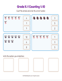 Grade K1 Counting 1 10 Workbook thumbnail 14