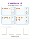 Grade K1 Counting 1 10 Workbook thumbnail 16