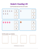 Grade K1 Counting 1 10 Workbook thumbnail 18