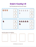 Grade K1 Counting 1 10 Workbook thumbnail 19