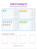 Grade K1 Counting 1 10 Workbook thumbnail 2