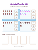Grade K1 Counting 1 10 Workbook thumbnail 20