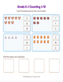 Grade K1 Counting 1 10 Workbook thumbnail 4
