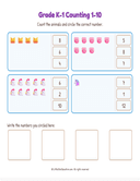 Grade K1 Counting 1 10 Workbook thumbnail 6