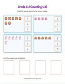 Grade K1 Counting 1 10 Workbook thumbnail 8