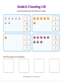 Grade K1 Counting 1 10 Workbook thumbnail 9