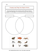 Grouping Animals Venn Diagram Worksheets thumbnail 4