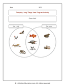 Grouping Animals Venn Diagram Worksheets thumbnail 6