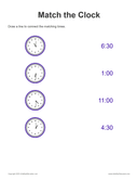 Match the Clock: Half Hour - 12 Hour thumbnail 5