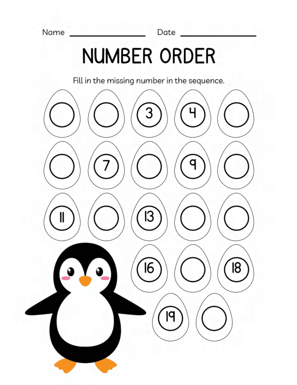 Math Numbers Workbook