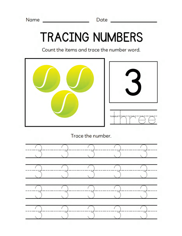 Math Numbers Workbook