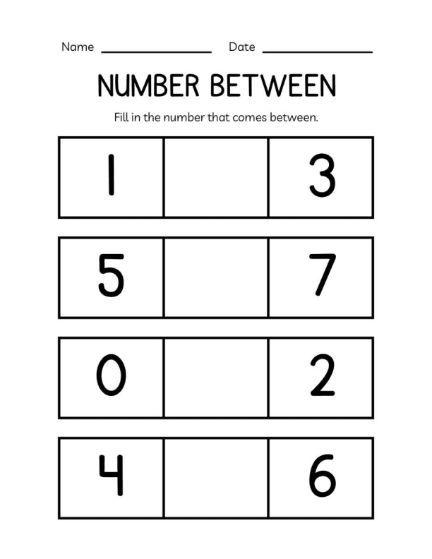 Math Numbers Workbook