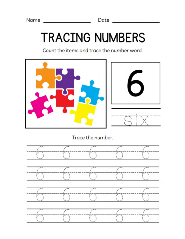 Math Numbers Workbook