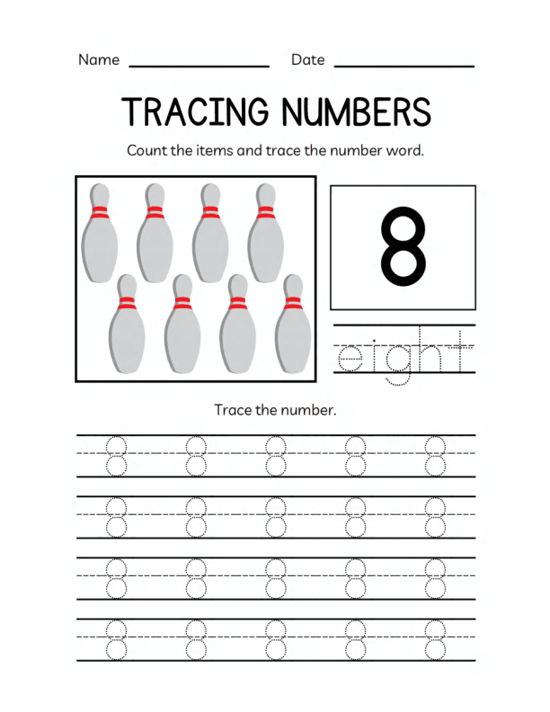 Math Numbers Workbook