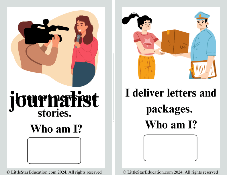 Occupations Workbook for Kids 2