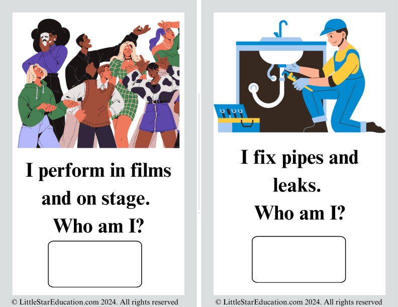 Occupations Workbook for Kids 2