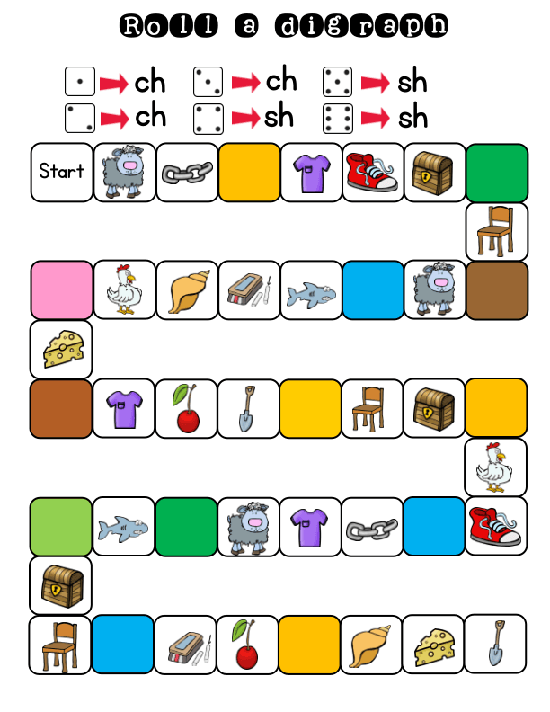 Roll a Digraph Board Game