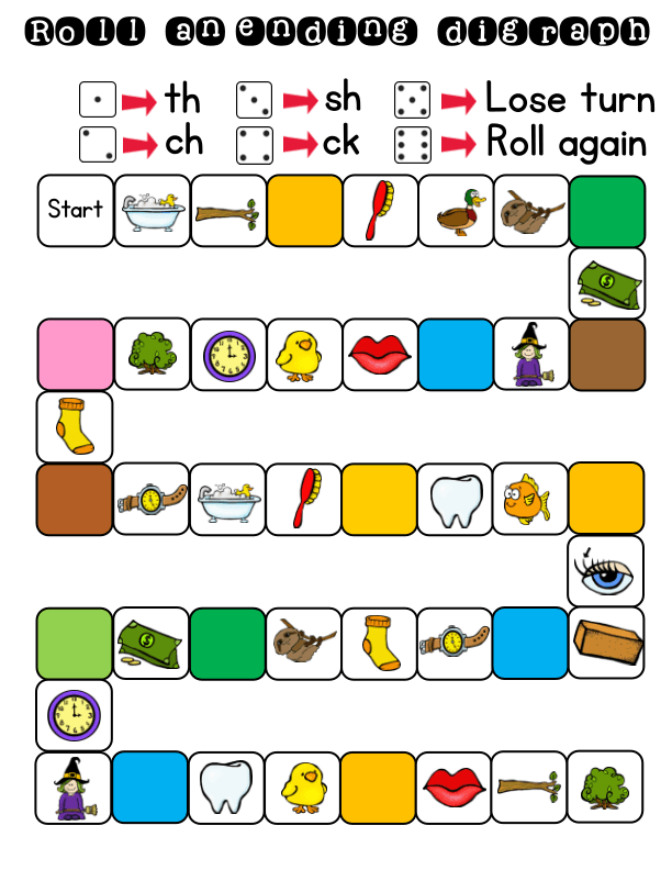 Roll a Digraph Board Game